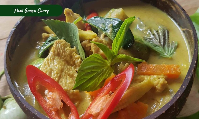 Learn to make Thai Green Curry paste from scratch